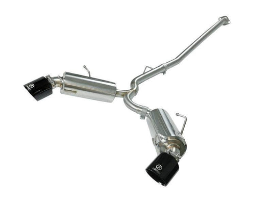 aFe Takeda Exhaust Axle-Back 13-15 Scion FRS / Subaru BRZ 304SS Black Dual Tips Exhaust - My Store