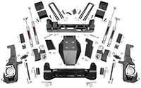 Superlift 11-19 GM Sierra/Chevy Silv 2500/3500 HD 2WD Knuckle Kit 6in Lift Kit Component Box - Front - Mammoth Racing -
