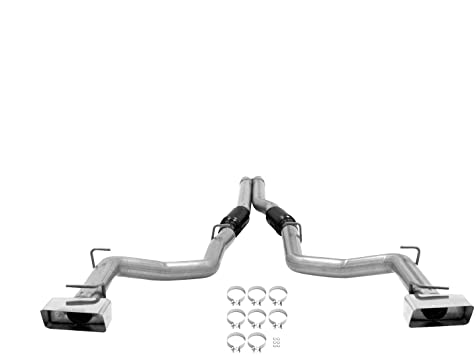 Flowmaster 817563 Outlaw 409s Stainless Steel Dual Rear Exit Cat-Back Exhaust System with Aggressive Sound - My Store