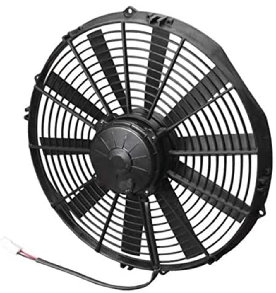 Spal 30102041 Puller Fan (14In High Performance ; Straight Blade; For Use W/ 30Amp Fuse @ 13v) - My Store