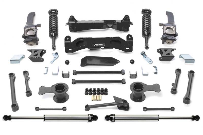 Fabtech 06-09 Toyota FJ 4WD 6in Perf Sys w/Dlss 2.5C/Os & Rr Dlss - Mammoth Racing -