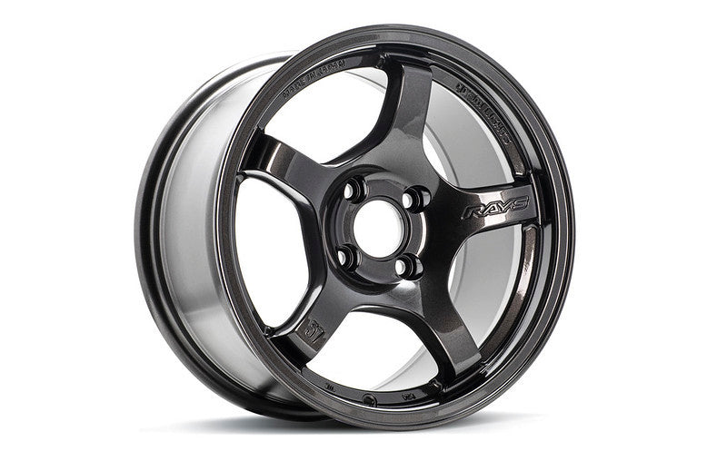 Gram Lights 57cr 15x8.0 +28 4-100 Super Dark Gunmetal Wheel - Mammoth Racing -