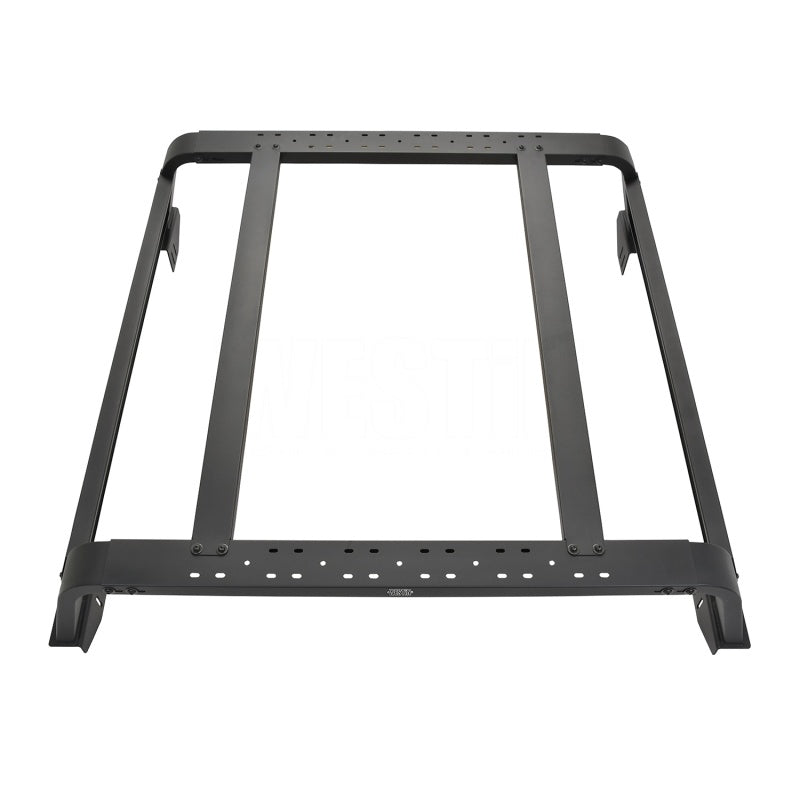 Westin 05-21 Toyota Tacoma 6ft Bed Overland Cargo Rack - Textured Black - Mammoth Racing -
