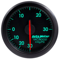 Autometer Airdrive 2-1/6in Boost/Vac Gauge 30in Hg/30 PSI - Black - My Store