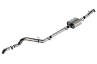 Borla 21-22 Ford Bronco 2.3L 2DR/4DR T-304 Stainless Steel Cat-Back S-Type Exhaust - Brushed - Mammoth Racing -