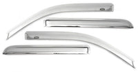 AVS 20-22 Chevrolet Silverado 1500 LTD Ext. Cab/DC F&R Ventvisor Window Deflectors 4pc - Chrome - Mammoth Racing -