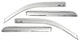 AVS 20-22 Chevrolet Silverado 1500 LTD Ext. Cab/DC F&R Ventvisor Window Deflectors 4pc - Chrome - Mammoth Racing -