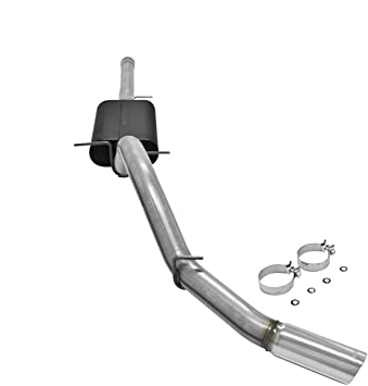 Flowmaster 817603 Force II 409s Stainless Steel Single Side Exit Moderate Sound Cat-Back Exhaust System - My Store