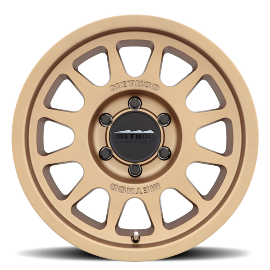 Method Mr703 17x7.5 +50mm Offset 6x130 84.1mm CB Method Bronze Wheel