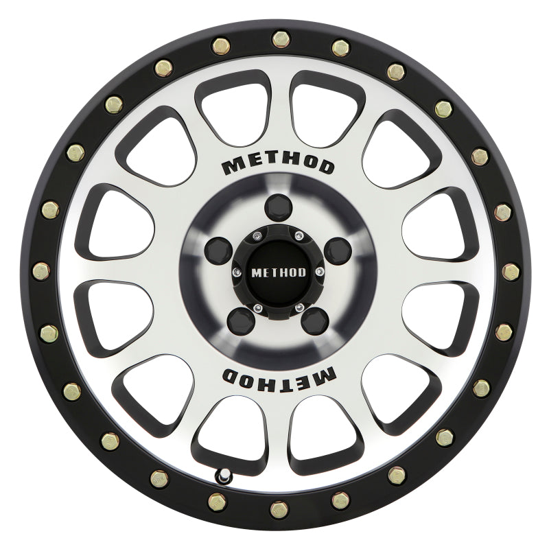 Method Mr305 NV 17x8.5 0mm Offset 5x5 94mm CB Machined/Black Street Loc Wheel - Mammoth Racing -