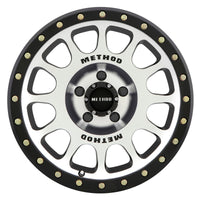 Method Mr305 NV 17x8.5 0mm Offset 5x5 94mm CB Machined/Black Street Loc Wheel - Mammoth Racing -