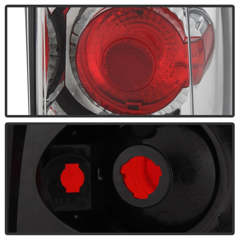 Spyder Cadillac Escalade SUV (Not EXT)02-06 Euro Style Tail Lights Chrome ALT-YD-CE02-C - Mammoth Racing -