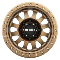 Method Mr304 Double Standard 17x8.5 0mm Offset 8x6.5 130.81mm CB Method Bronze Wheel - Mammoth Racing -