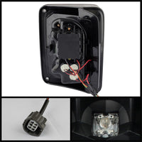 Spyder Jeep Wrangler 07-15 LED Tail Lights Black ALT-YD-JWA07-LED-BK - Mammoth Racing -