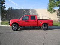 N-Fab Nerf Step 99-16 Ford F-250/350 Super Duty Crew Cab - Gloss Black - Cab Length - 3in - Mammoth Racing -