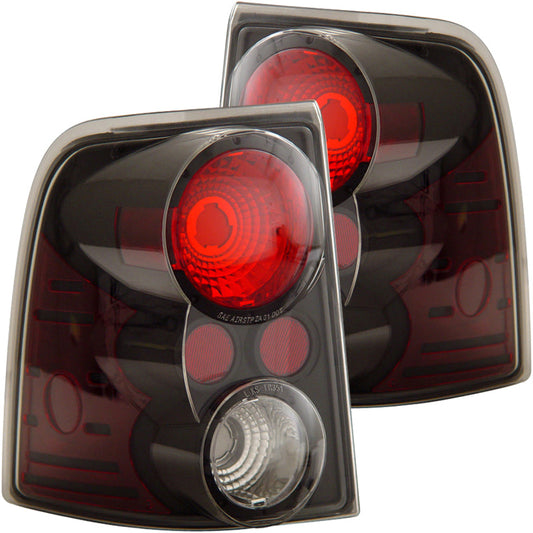 ANZO 2002-2005 Ford Explorer Taillights Black - Mammoth Racing -