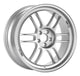 Enkei RPF1 18x7.5 5x112 48mm Offset 73mm Bore Silver Wheel - Mammoth Racing -