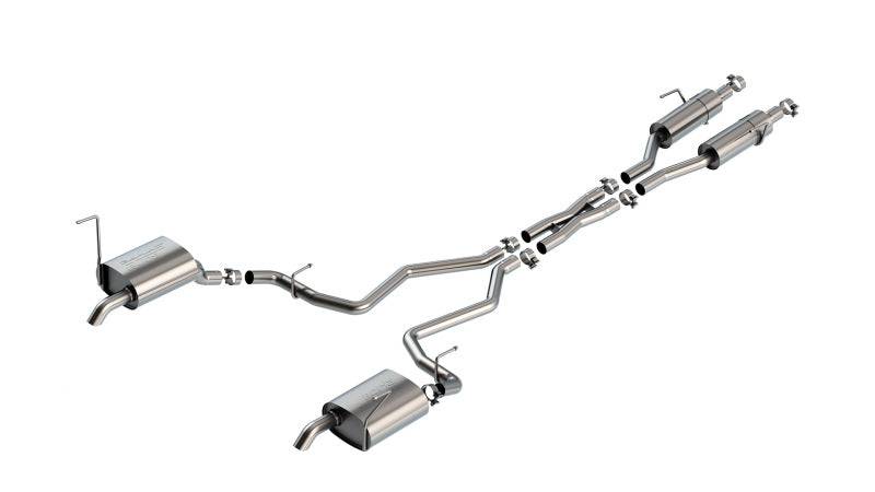 Borla 21-23 Jeep Grand Cherokee L S-Type Catback Exhaust Turndown Tips - Mammoth Racing -