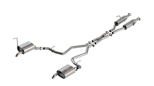 Borla 21-23 Jeep Grand Cherokee L S-Type Catback Exhaust Turndown Tips - Mammoth Racing -