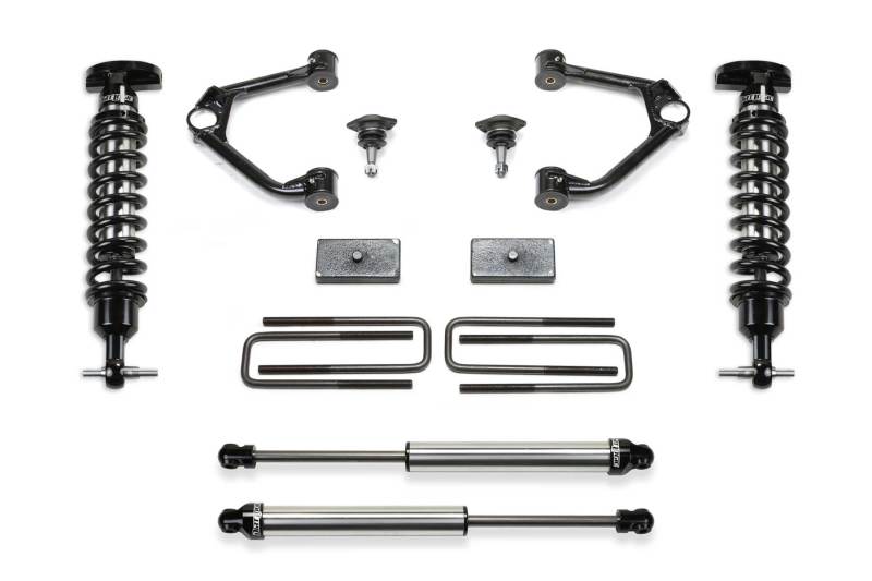 Fabtech 19-21 GM C/k1500 P/U 3in Budget Sys w/Dl 2.5 & 2.25 - Mammoth Racing -
