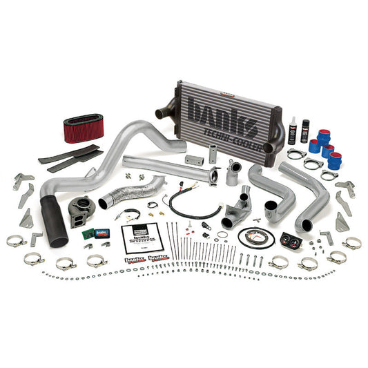 Banks Power 95.5-97 Ford 7.3L Man PowerPack System - SS Single Exhaust w/ Black Tip - Mammoth Racing -