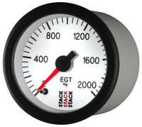 Autometer Stack 52mm 0-2000 Deg F Pro Stepper Motor Exhaust Gas Temp Gauge - White - My Store