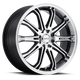 Maxxim Ferris 17x7 10x105/114.3 Et40 Black Machine Face - Mammoth Racing -