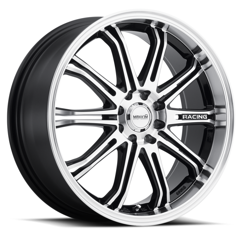Maxxim Ferris 16x7 10x100/114.3 Et40 Black Machine Face - Mammoth Racing -
