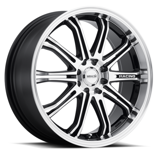 Maxxim Ferris 16x7 10x100/114.3 Et40 Black Machine Face - Mammoth Racing -