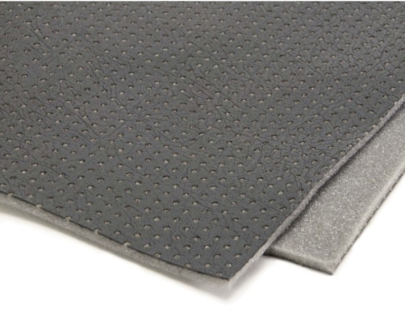 DEI Universal Upholstery Material - Black Leather Look 54in x 75in - Mammoth Racing -
