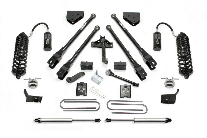 Fabtech 11-16 Ford F350 4WD 6in 4Link Sys w/4.0 R/R & 2.25 - Mammoth Racing -