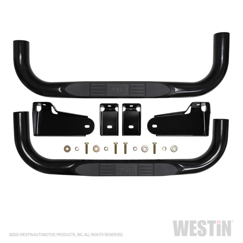 Westin 19-20 Chevy/GMC Silverado/Sierra 1500 Regular Cab E-Series 3 Nerf Step Bars - Black - Mammoth Racing -