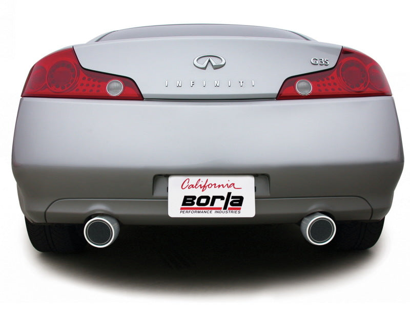 Borla 03-07 G35 Coupe Cat-back Exhaust - My Store