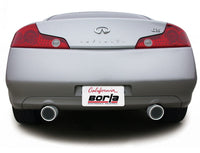 Borla 03-07 G35 Coupe Cat-back Exhaust - My Store