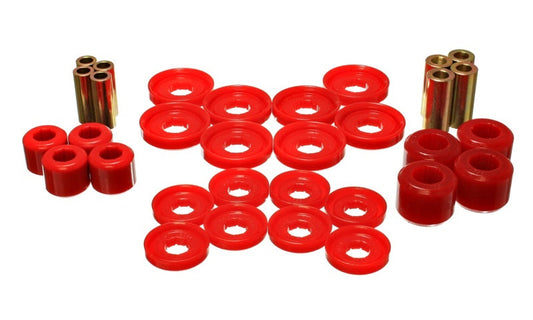 Energy Suspension 03-09 Dodge RAM 1500/2500/3500 Pickup Red Front End Control Arm Bushing Set - My Store