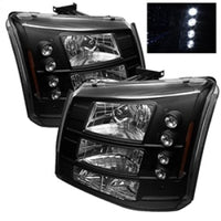 Spyder Chevy Silverado 1500/2500 03-06 Bumper Lights Crystal Headlights Blk HD-YD-CS03-1PC-AM-BK - Mammoth Racing -