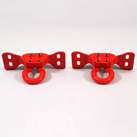 Ford Racing 17-22 Super Duty Tow Hooks - Red (Pair) - Mammoth Racing -