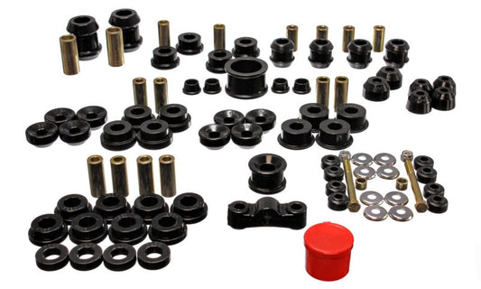 Energy Suspension 94-01 Acura Integra (except Type R) Black Hyper-Flex Master Bushing Set - My Store