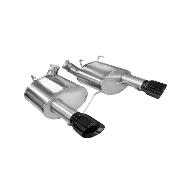 Corsa 11-14 Ford Mustang GT/Boss 302 5.0L V8 Black Sport Axle-Back Exhaust - Mammoth Racing -