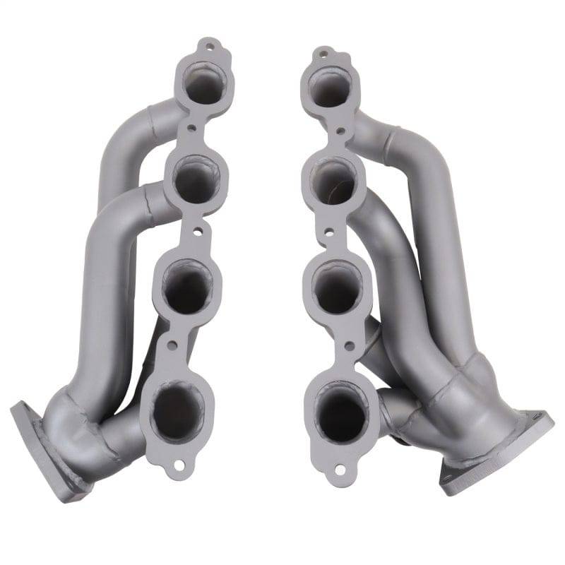BBK 14-18 GM Truck 5.3/6.2 1 3/4in Shorty Tuned Length Headers - Titanium Ceramic - Mammoth Racing -