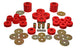 Energy Suspension 73-95 K5 Blazer Red Body(cab) Mount Set - Mammoth Racing -