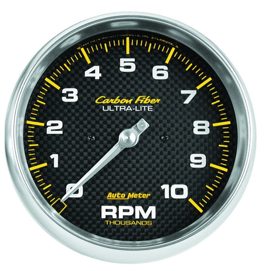 Autometer Carbon Fiber Series 5-inch 10000 RPM Tachometer - My Store