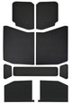 DEI 2018-Up Jeep Wrangler JL 4-Door Leather Look Headliner 9-pc - Black - Mammoth Racing -