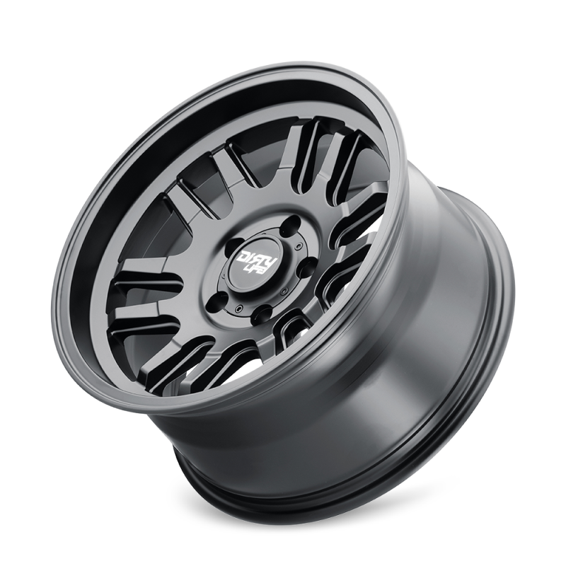 Dirty Life 9310 Canyon 17x9 / 6x139.7 BP / -12mm Offset / 106mm Hub Matte Black Wheel - Mammoth Racing -