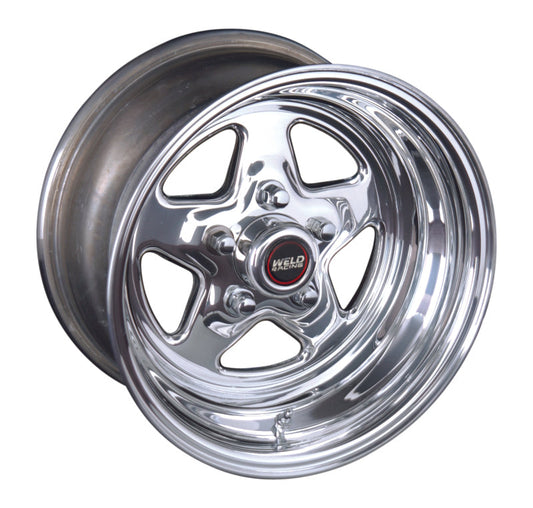 Weld ProStar 15x10 / 5x4.5 BP / 3.5in. BS Polished Wheel - Non-Beadlock - Mammoth Racing -
