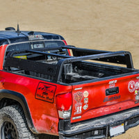 Westin 05-21 Toyota Tacoma 5ft Bed Overland Cargo Rack - Textured Black - Mammoth Racing -