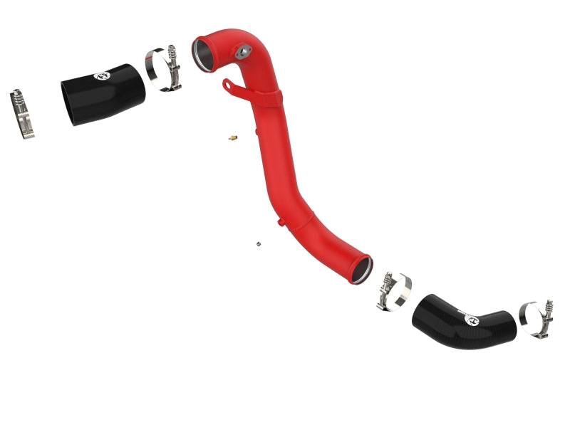 aFe Kia Stinger 18-22 V6-3.3L (tt) BladeRunner Cold Charge Pipe- Red - My Store