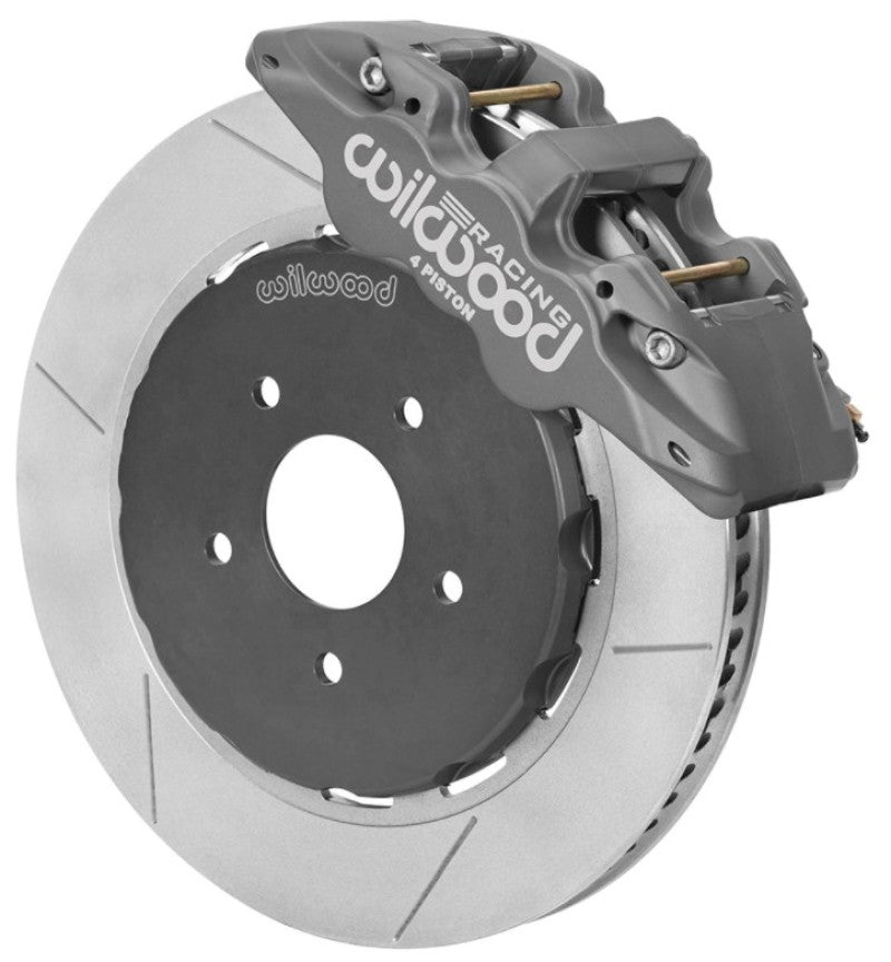 Wilwood Aero4R/ST Front Big Brake Kit 14in Black Anodize 97-13 Chevrolet Corvette C5/c6 - My Store