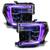 Oracle 19-21 GMC Sierra 1500 RGB+W Headlight DRL Upgrade Kit - ColorSHIFT w/o Controller - Mammoth Racing -