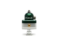Fuelab 575 Carb Adjustable Mini FPR Blocking 1-3 PSI (1) -6AN In (2) -6AN Out - Green - Mammoth Racing -